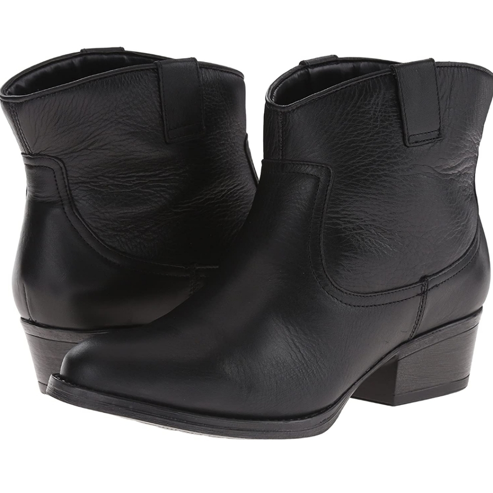 Kenneth Cole leather western booties